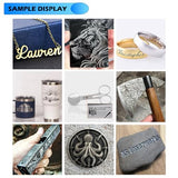 US Stock 100W Fiber Laser Marking Machine Engraver 300x300MM Lens for Metal Jewelry Oabduz