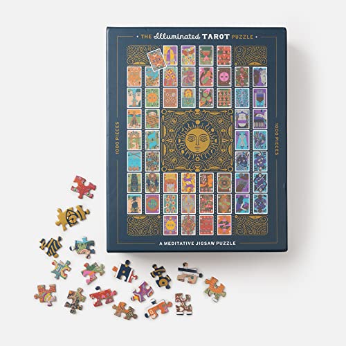 Clarkson Potter The Illuminated Tarot Puzzle: A Meditative 1000-Piece Jigsaw Puzzle: Jigsaw Puzzles for Adults Clarkson Potter