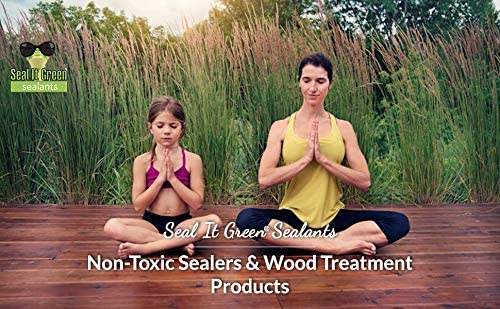 Garden Box Sealer | FDA Food Contact Safe Plant-Based Wood Sealant for Raised Beds, Planters & Pet Houses. Protects All Wood Types from Water & Weather Damage | Eco-Friendly Sustainable Solution Seal It Green