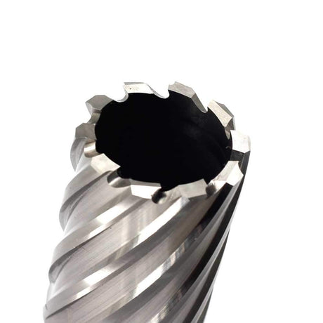 Annular Cutter JESTUOUS 3/4 Inch Weldon Shank 1-1/2 Cutting Diameter 2 Cutting Depth with Two-Flat HSS Kit for Magnetic Drill Press,1 Piece JESTUOUS