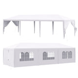 Devoko 10'x30' Outdoor Party Tent, Heavy Duty Canopy Event Wedding Tent for Parties Backyard Patio, White Devoko
