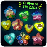 Heart, Flower & Star-Shaped Rocks - Glow in The Dark Rock Painting Kit for Kids - Arts & Crafts for Kids Ages 6-12 – Unique Girl Gift Kits Art Toys Birthday Gifts for 6 7 8 9 10 11 12 Year Old Girls THE SCHOLAR ANT