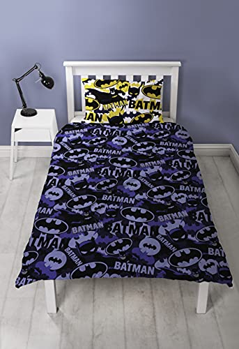 Character World Batman Camo Single Duvet Cover and Pillowcase Set BATMAN