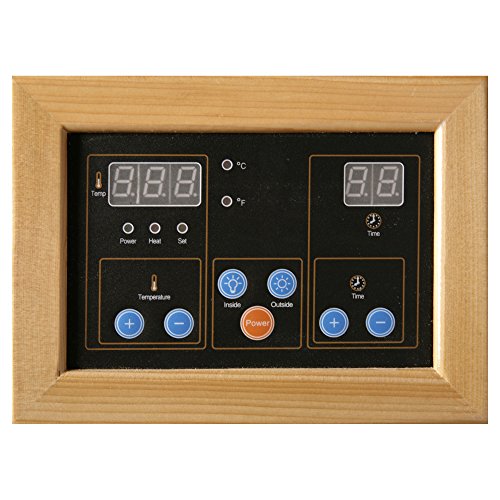 Radiant Saunas BSA2418 4-Person Hemlock Infrared Sauna Blue Wave
