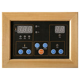 Radiant Saunas BSA2418 4-Person Hemlock Infrared Sauna Blue Wave