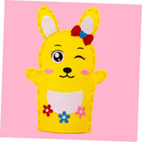 HOMOBABE 8Pcs Boy Girl Non-Woven Hand Puppet DIY Material Kit Creative Cartoon Weaving for Boys Girls Educational Toy for Early Development and Imagination HOMOBABE