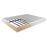 Panana Box Spring Low Profile Metal Heavy Duty Easy Assembly Sturdy Box Spring Mattress Foundation, Strong & Sturdy Support No Noise Easy to Clean (5 Inch, Full) Panana