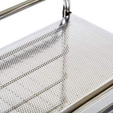 Seville Classics 15-Drawer Multipurpose Mobile Rolling Utility Storage Organizer Cart, Translucent Black Seville Classics