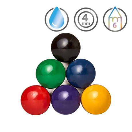 Derwent Inktense Pencils Blister, Set of 6, Premium 4mm Round Core, Firm Texture, Watersoluble, Ideal for Watercolor, Drawing, Coloring and Painting on Paper and Fabric, Professional Quality (0700927) Derwent