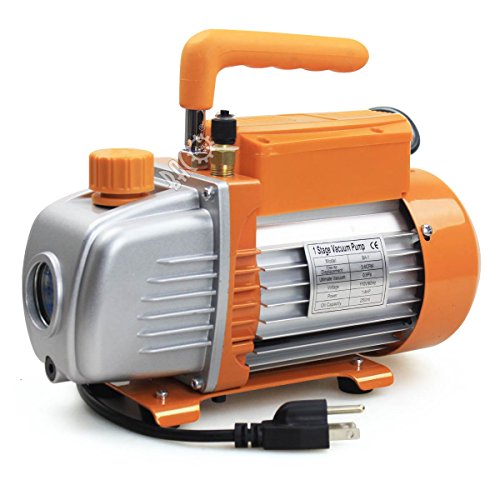 BACOENG 2 Quart Vacuum Chamber Kit with 3.6 CFM 1 Stage Vacuum Pump HVAC BACOENG