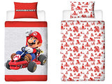 Nintendo Mario Closeup Single Duvet Cover Set Character World