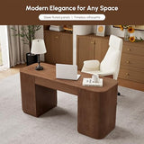 homary 59.8" Modern Standing Desk, Home Office Desk Engineered Wood Office Desk with Lift-Top & Ample Storage for Office, Study, Walnut homary