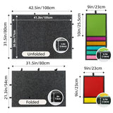 Becko US 2000 Piece Foldable & Tilting Puzzle Board with 8 Drawers & Cover, Lightweight & Portable Puzzle Table with Built-in Stands for Angle Adjustments, for 2000 1500 1000 Pieces Jigsaw Puzzles Becko US