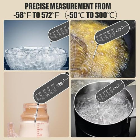 Meat Thermometer Digital – Instant Read Food Thermometer TEMMIO