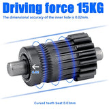 POLISI3D 3D Printer Hardened Steel MK3 Drive Gear extruder Dual Gears kit DriveGears Extrusion Wheel for Upgrade Prusa i3 MK2/MK2S/MK2.5 MK3S 3D Printer POLISI3D