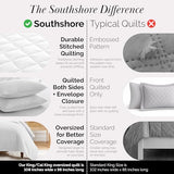 Southshore Fine Living, Inc. King Quilt Bedding Set with Shams, Coverlet Quilt King Size Bedspread, Luxury Bedding, Bed Spread for Kings/California Kings, Lightweight Quilted Comforter, White Quilts Southshore Fine Living, Inc.
