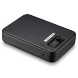 Younion Pistol Safe, Portable Travel Gun Safe,Handgun Lock Box, Gun Safes for Cars, Black Younion