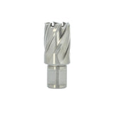 CORTOOL Annular Cutters 1/2 Cutting Diameter 3/4 Inch Weldon Shank Two-Flat, 1 Cutting Depth Inch HSS M2 Slugger Bits for Mag Drill Press with Pilot Pin Cortool