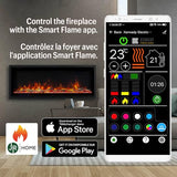 Kennedy II Commercial Grade Smart Electric Fireplace 5,000 BTU, 60IN Paramount