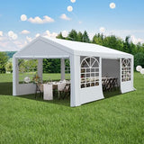 Raysfung 13 x 20Ft Party Tent Heavy Duty Outdoor Wedding Tent with Removable Sidewalls Event Shelters Canopy for Party Raysfung
