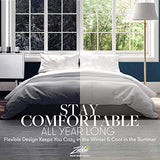 Beckham Luxury Linens Full/Queen Size Comforter - 1600 Series Down Alternative Home Bedding & Duvet Insert - Slate Gray Beckham Hotel Collection