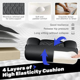 High Back Executive Office Chair - Ergonomic Computer Desk with Rocking Function, Leather Managerial with Adjustable Flip-Up Armrests and Lumbar Support BestGlory