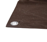 Mytee Products 20' x 40' Dark Brown 12oz Canvas Tarp with Grommets - Water Resistant - Heavy Duty Canvas Tarps - Multipurpose Tarpaulin Cover for Canopy Tent, Roof, Camping, Semi Trucks & Cargo Mytee Products