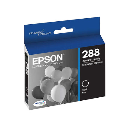 EPSON 288 DURABrite Ultra Ink Standard Capacity Black Cartridge (T288120-S) Works with Expression XP-330, XP-430, XP-434, XP-340, XP-440, XP-446