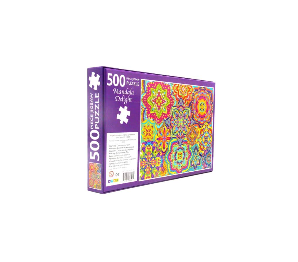 Page Publications Collection Jigsaw Puzzles for Adults 500 Piece | Mandala Puzzles | Puzzles for Kids & Teens, Fun Educational Games for Family Game Night PAGE PUBLICATIONS