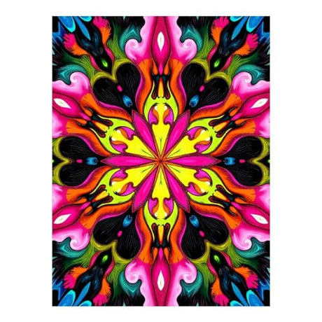 TZTTZT Diamond Art Kits for Adults - Vibrant Kaleidoscope Pattern Art Diamond Painting Kits for Adults Beginner, Frameless Diamond Painting Craft for Home Wall Decor TZTTZT