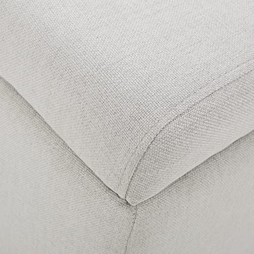 Christopher Knight Home Mission Fabric Storage Ottoman, Light Grey Christopher Knight Home