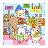 Fuzzy Friends: Super Cute Coloring Book for Adults and Teens Featuring Adorable Animals Characters (Fuzzy Friends Coloring) Craydraw Press LLC