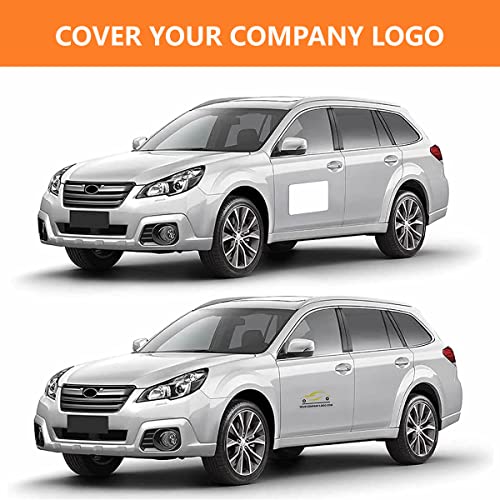 ANOER - 2 Pack Blank Car Door Magnet Sticker, Rounded Corners Magnetic Vehicle Sign, Perfect Magnet for Car to DIY Advertise Business and Cover Company Logo, Personalized Magnet Decal (24x12 inch) ANOER