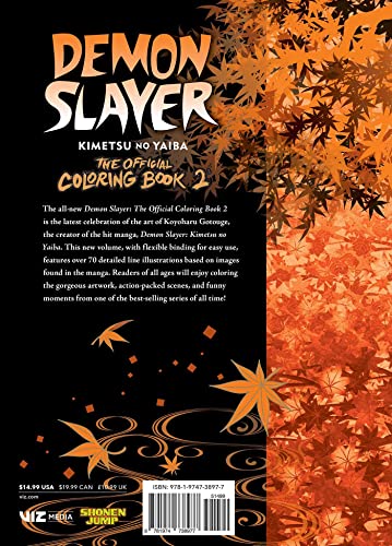 Demon Slayer: Kimetsu no Yaiba: The Official Coloring Book 2