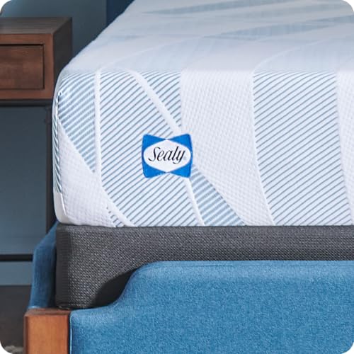 Sealy Dreamlife 10” Foam Mattress-in-a-Box, Queen, SealyComfort Gel Memory Foam, Surface-Guard Technology, 10 Year Limited Warranty, Made in The USA Sealy