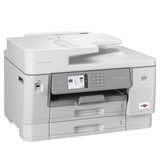 Brother MFC-J6955DW INKvestment Tank Color Inkjet All-in-One Printer with Wireless, Duplex Printing, 11” x 17” Scan Glass and Up to 1-Year of Ink in-Box,White Brother