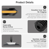 Creality 3D Printer Nozzles Kit, 8PCS High-end Hardened Steel Printer Nozzles with 4 Sizes, 0.25/0.4/0.6/0.8mm Hotend Nozzles for Ender 3/Ender 3 V2/Ender 3 Pro/Ender 3 Max/Ender 5 Series/CR 10 Series Creality