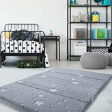 MeMoreCool Kids Floor Mattress, Play Mat Muscle Mat Large 6x4 FT, Thicken Foam Futon Mattress for Playroom, Foldable Sleeping Crawling Pad for Children’s Play Area MeMoreCool