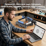 Artilume T1-P Laser Engraver 7000mW, APP Control, Foldable Design with Height Extension and Protective Enclosure, Portable Laser Cutter and Engraver Machine, 200x150mm Large Engraving Area Artilume