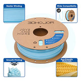 Matte PLA Filament 1.75mm Light Blue, PLA 3D Printer Filament, 1kg Spool (2.2lbs) PLA Filament, Fit Most FDM 3D Printer 3DHoJor