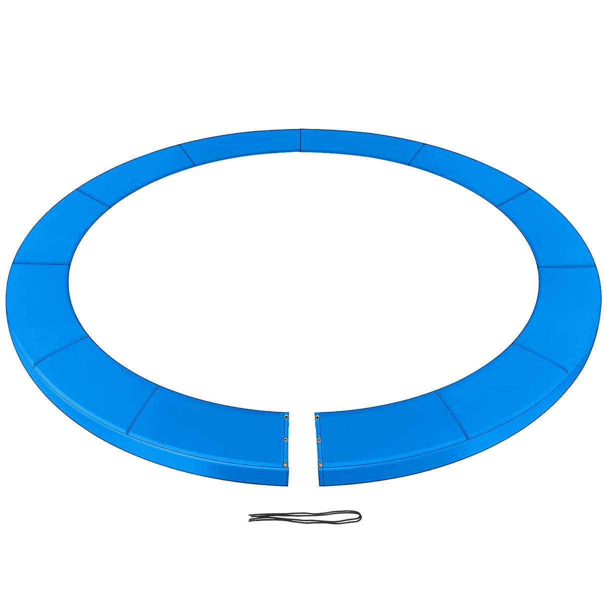 12FT Trampoline Safety Pad Trampoline Replacement Pad Safety Spring Cover, No Hole for Poles, Fit 5.5-7 inch Springs (Pads Only) Zoomster