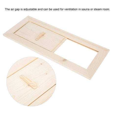 Fdit Hemlock Sauna Air Vent Ventilation Panel Sauna Room Air Vent Grille Equipment Sauna Room Accessories Fdit