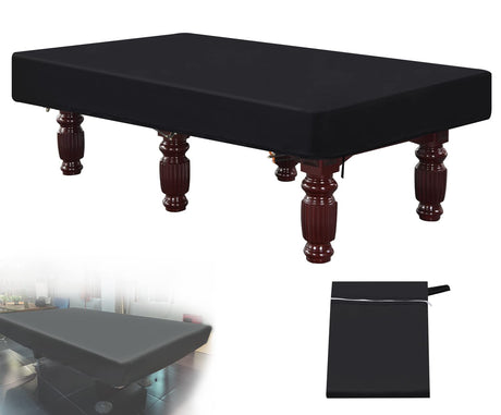 7/8/9 Foot Billiard Pool Table Cover, Pool Table Cover, Waterproof&Tearproof Cover for Pool Table with Storage Bag, Indoor Outdoor All Season Sun Rain Snow Dust Protection Snooker Table Covers (7ft) RUBY.Q