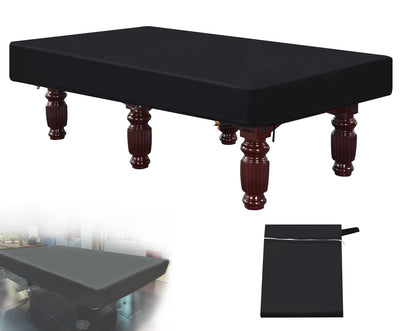 7/8/9 Foot Billiard Pool Table Cover, Pool Table Cover, Waterproof&Tearproof Cover for Pool Table with Storage Bag, Indoor Outdoor All Season Sun Rain Snow Dust Protection Snooker Table Covers (7ft)