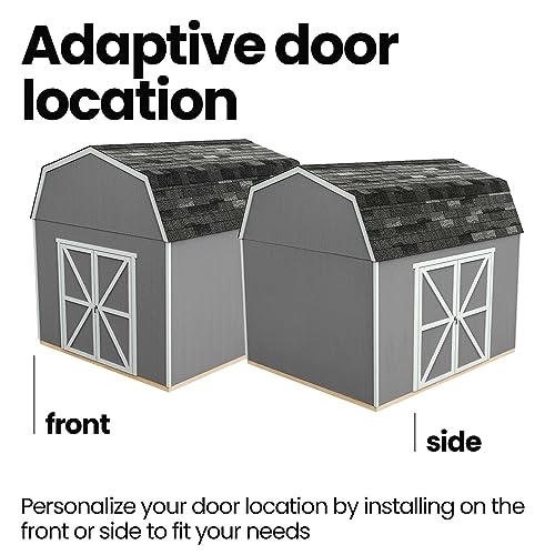 Handy Home Products Hudson 12x24 Do-it-Yourself Wooden Storage Shed with Floor Handy Home Products