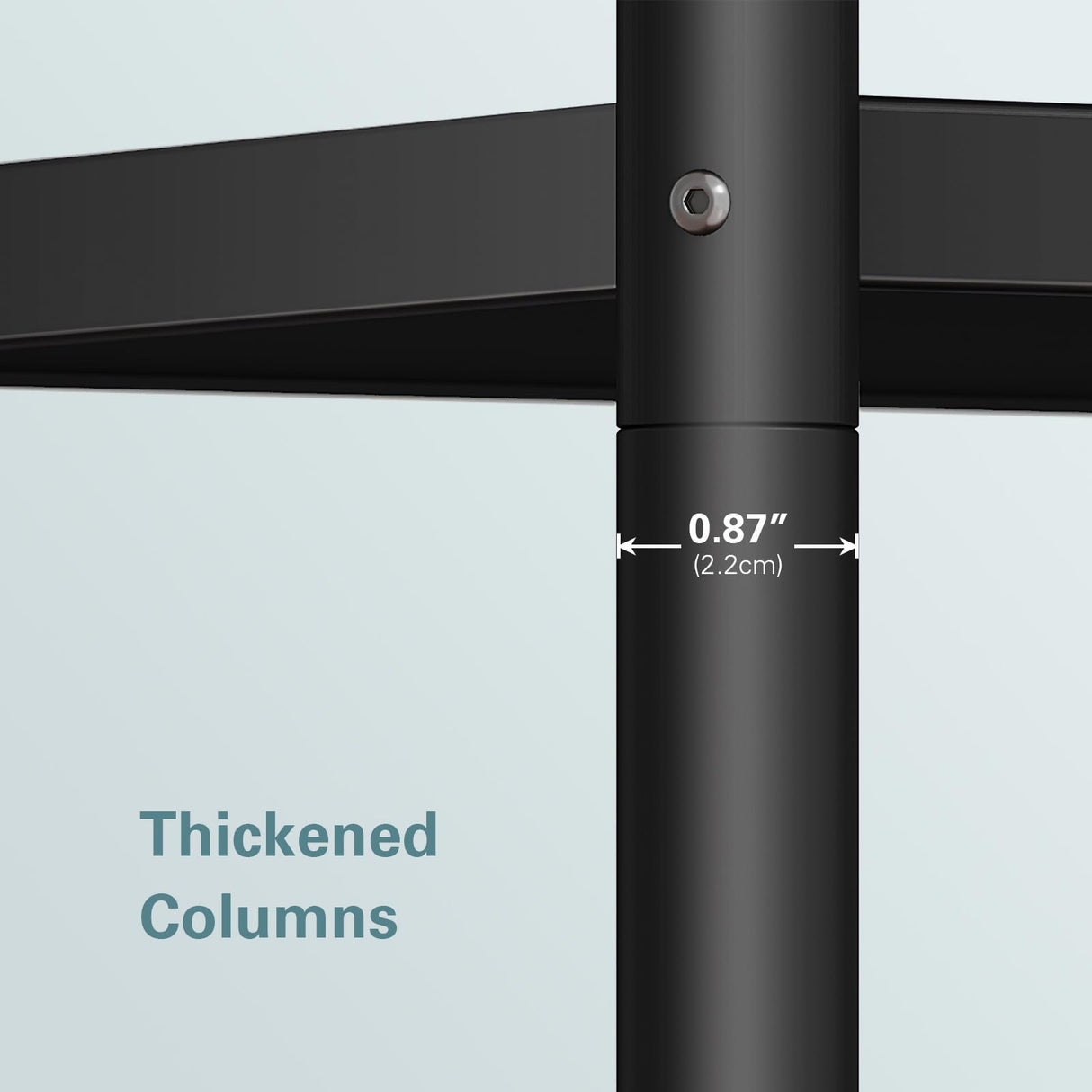 Denkee 4 Tiers Kitchen Bakers Rack, Heavy Duty Free Standing Baker's Rack for Kitchens with Storage, Upgraded Industrial Microwave Stand Rack (22.83 L x 14.96 W x 48.85 H) Denkee