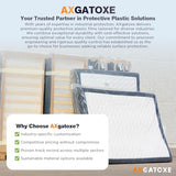 Plastic Mattress Bag for Moving Storage, Waterproof Mattress Cover, Mattress Protector for Moving Supplies - King Size (1.5MIL) Axgatoxe