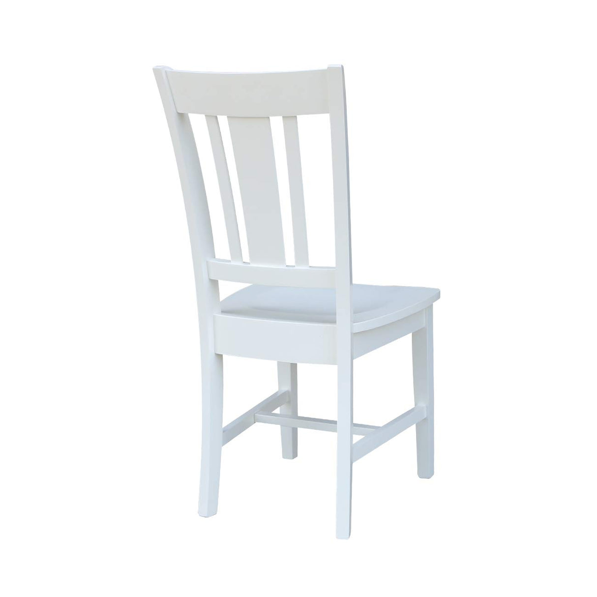 International Concepts Set of Two San Remo Splatback Dining Chairs, White IC International Concepts