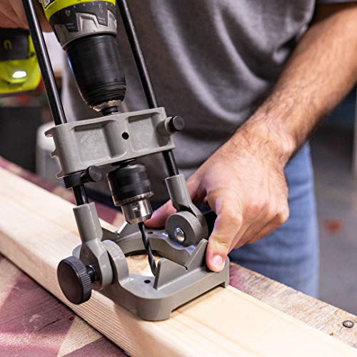 General Tools 36/37 Precision Drill Guide For 3/8-Inch or 1/2-Inch Power Drills, Portable & Lightweight, Folds Flat for Storage, Silver General Tools