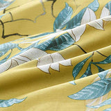 mixinni Duvet Cover Set King Size Bird Flower Pattern Soft Long Staple Cotton Floral Bedding Comforter Cover Set with Zipper Ties for Women and Men, Ultra Soft, Breathable, Easy Care-King Size mixinni